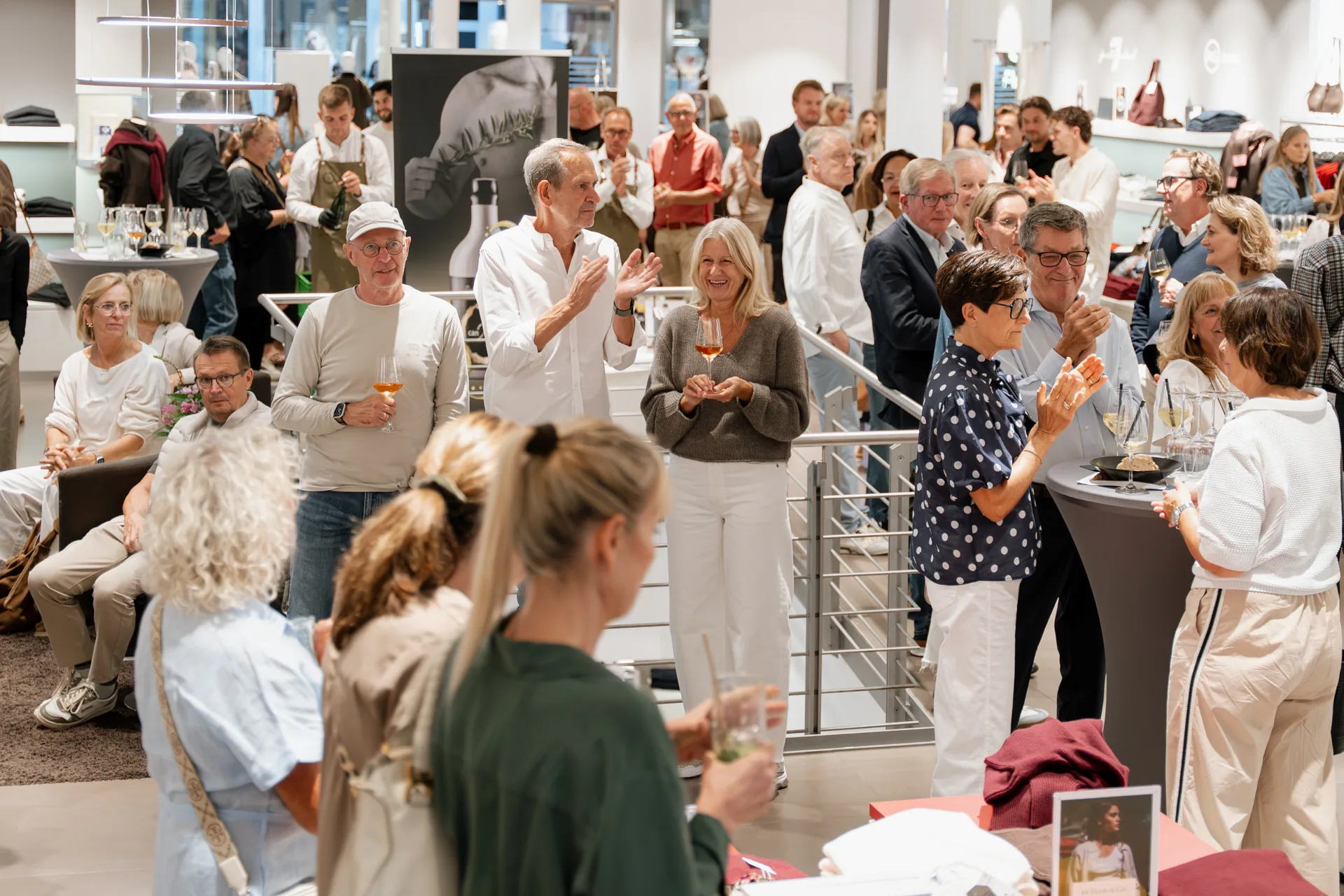 Gäste beim Season Opening im Fashion Store Guillaume in Trier
