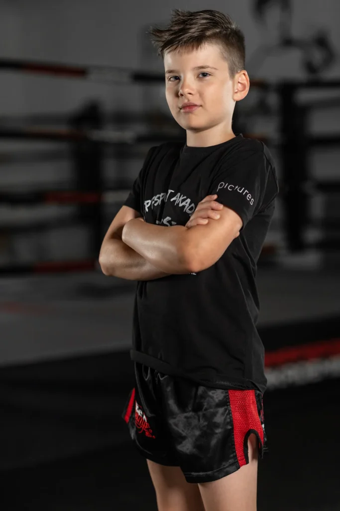 Lennox Baschin im Kampfsport-Training
